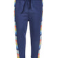 Calça jogger listrada lateral para meninos First Impressions - Azul, tamanho 3T
