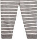 Calça jogger listrada infantil First Impressions para meninos, cinza, tamanho 3T