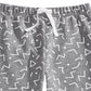 Calça de moletom infantil First Impressions Geo Print para meninos, cinza, tamanho 3T