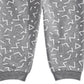 Calça de moletom infantil First Impressions Geo Print para meninos, cinza, tamanho 3T