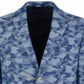 Ralph Lauren Big Boy's Classic Fit Camuflagem Sport Coat Azul Tamanho 14 R
