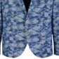 Ralph Lauren Big Boy's Classic Fit Camuflagem Sport Coat Azul Tamanho 14 R