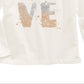 Camiseta infantil feminina Epic Threads Glitter Love, branca, tamanho 4T