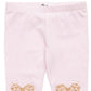 Leggings com glitter em formato de coração para meninas Epic Threads, rosa, tamanho 4T