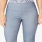 Calça skinny feminina Charter Club Tummy Control, azul, tamanho 2, pequena