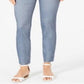 Calça skinny feminina Charter Club Tummy Control, azul, tamanho 2, pequena