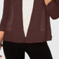 Cardigan Alfani Feminino Novelty Stitch Marrom Tamanho Médio
