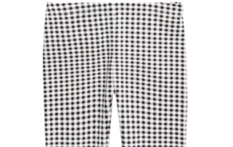 Leggings com laço xadrez para meninas First Impressions, tamanho 3-6 meses