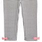 Leggings com laço xadrez para meninas First Impressions, tamanho 3-6 meses