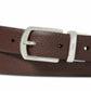 Cinto reversível de couro Pebble masculino Polo Ralph Lauren, marrom, tamanho 34