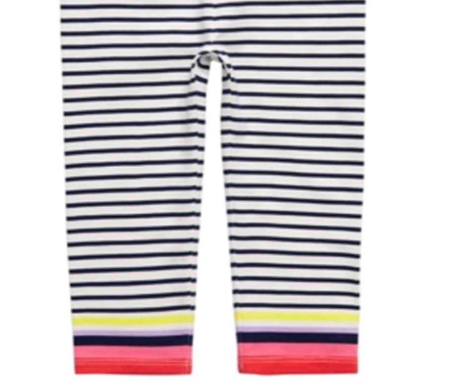 Leggings elásticas para bebês meninas First Impressions, brancas, tamanho 6 a 9 meses