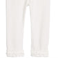 Leggings com babados para meninas First Impressions, branca, tamanho 3-6 meses