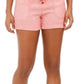 TLC Stores, LLC Shorts de linho femininos, brancos, tamanho grande