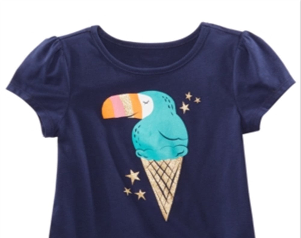 Camiseta estampada para meninas Epic Threads, azul, tamanho 6X