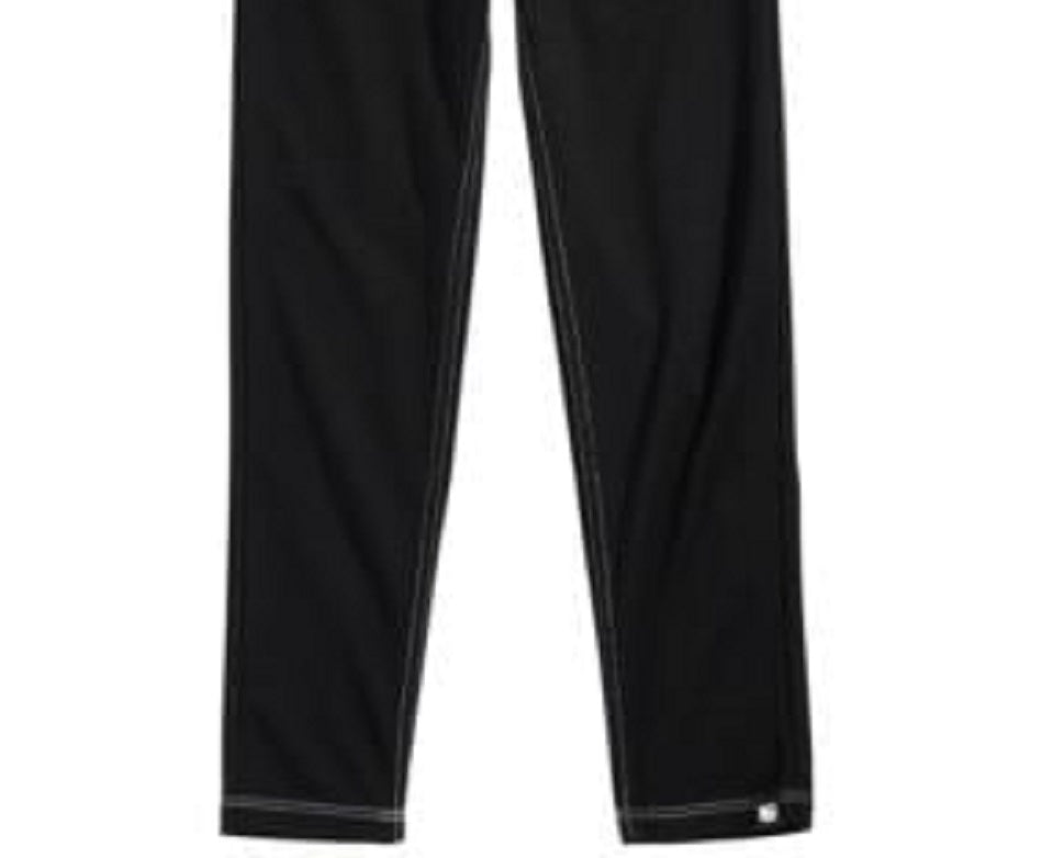 Leggings de malha ponte com laço Hello Kitty para meninas, tamanho 2T, pretas