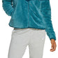 Jaqueta Nike Feminina Teal Solid com Zíper Verde Tamanho Grande