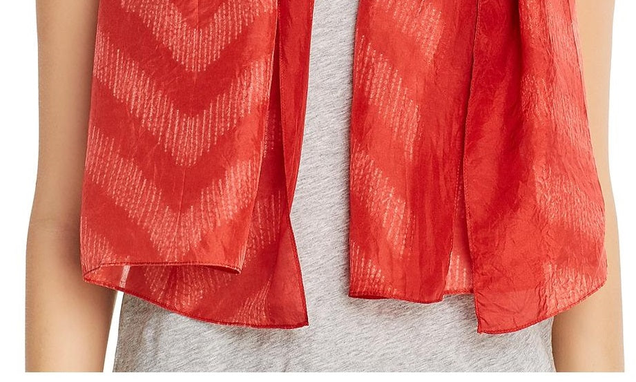 Eileen Fisher Cachecóis Wraps Femininos Vermelhos Tamanho Regular