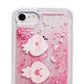 Capa de celular Kakao masculina com glitter rosa tamanho regular