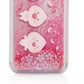 Capa de celular Kakao masculina com glitter rosa tamanho regular