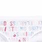 Maidenform Little &amp; Big Girl's Printed Seamless Hipster Underwear Branco Tamanho P