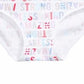 Maidenform Little &amp; Big Girl's Printed Seamless Hipster Underwear Branco Tamanho P
