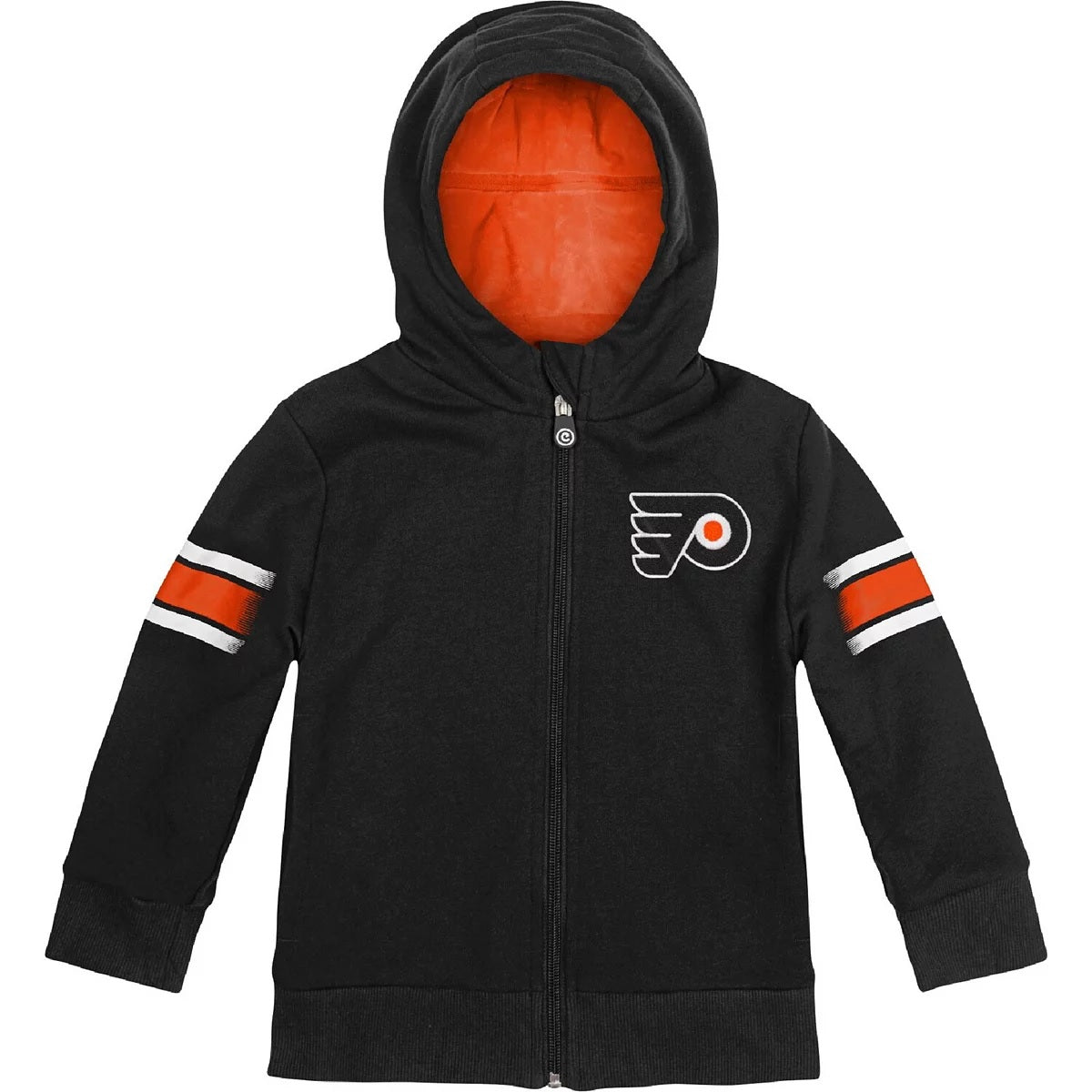 Cubcoats Transforming 2 em 1 para crianças, unissex, Philadelphia Flyers, com capuz e pelúcia macia, preto