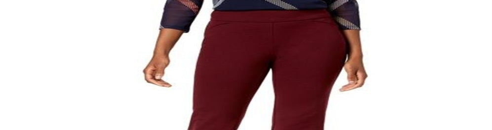 Calça legging feminina Charter Club Cambridge Slim Leg para emagrecimento da barriga, marrom, tamanho 16P