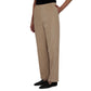 Calça feminina Alfred Dunner Classic Veludo cotelê marrom tamanho 20x4