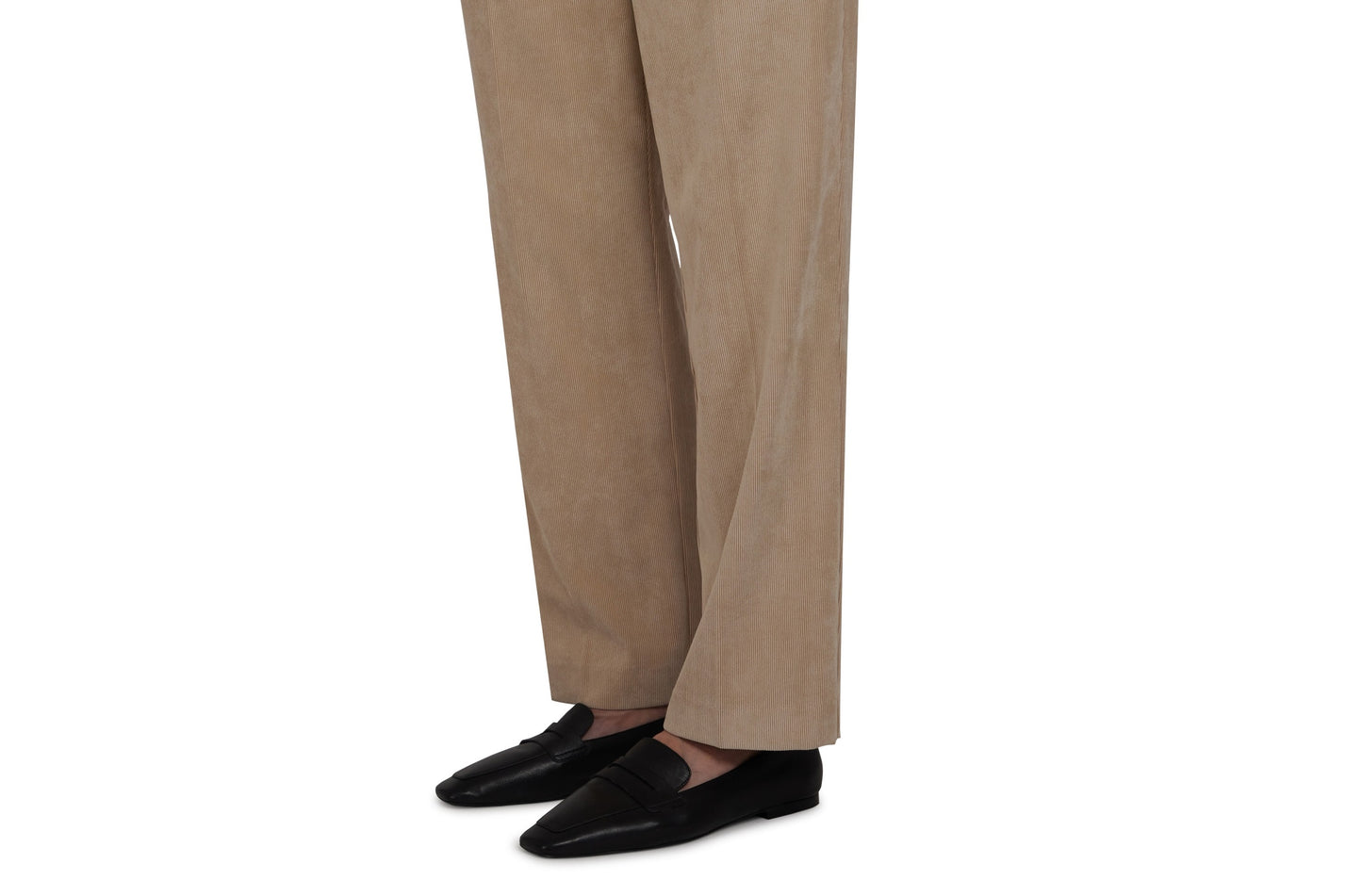 Calça feminina Alfred Dunner Classic Veludo cotelê marrom tamanho 20x4