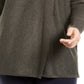 JM Collection Suéter Feminino Plus com Cadarço e Gola Redonda Cinza Tamanho 0X