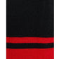 Karen Scott Cardigan Feminino com Barra Colorblock Preto Tamanho Pequeno GG