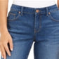 Bermuda feminina estilo &amp; co Raw Edge azul tamanho 4