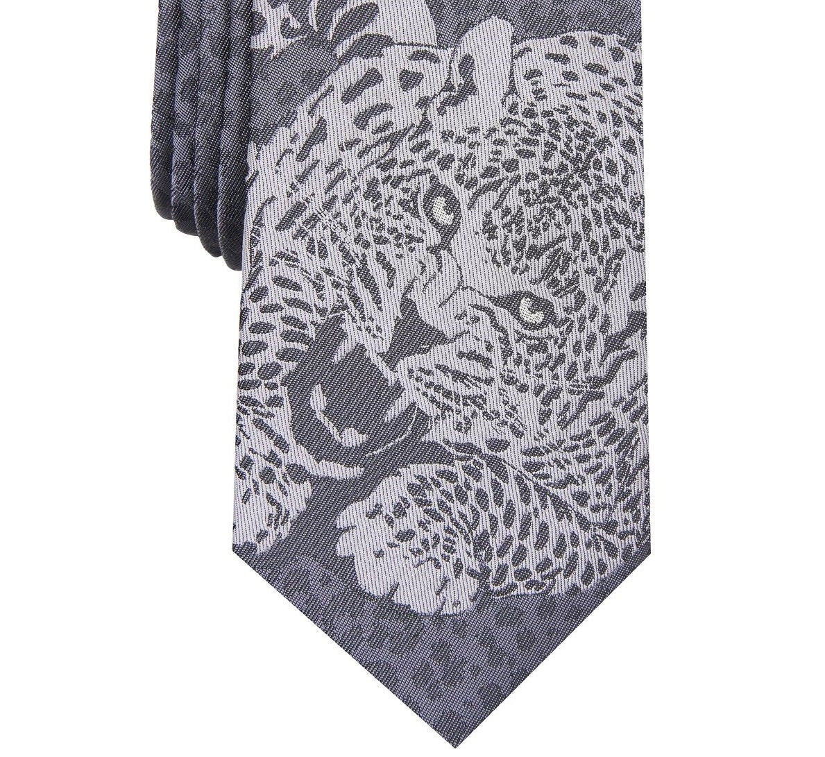 Gravata masculina fina One Skinny Tonal Panther da INC International Concepts, cinza, tamanho regular