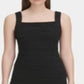 Vestido curto bordado feminino Tommy Hilfiger, preto, tamanho 10