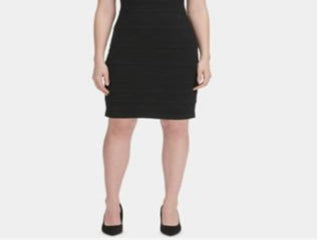 Vestido curto bordado feminino Tommy Hilfiger, preto, tamanho 10