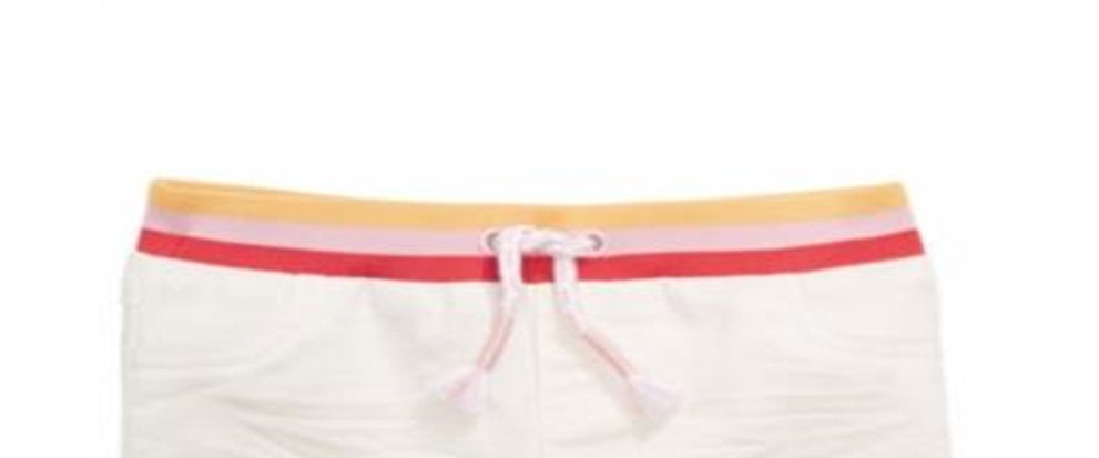 Shorts jeans listrados para meninas First Impressions, tamanho 18 meses