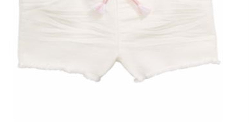 Shorts jeans listrados para meninas First Impressions, tamanho 18 meses