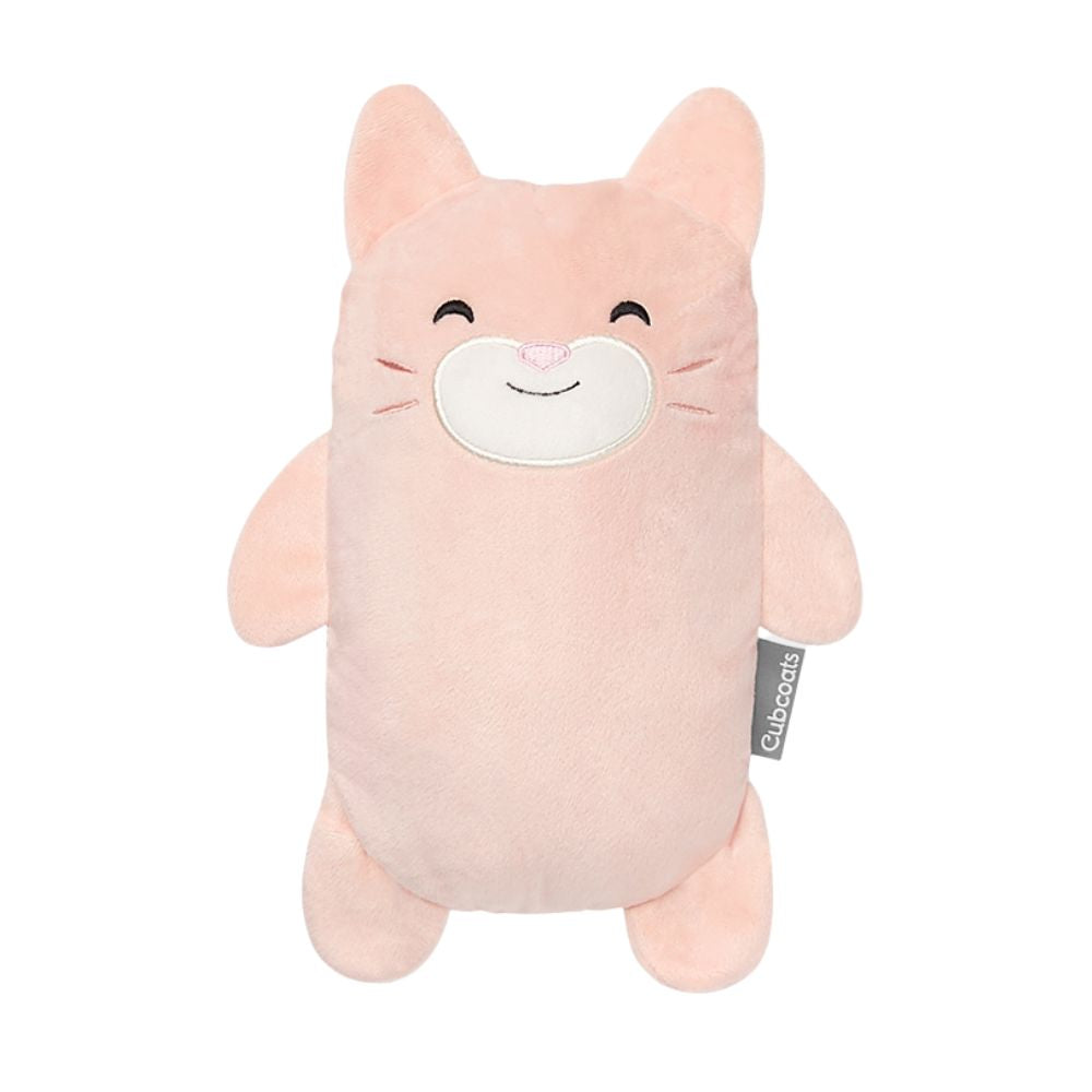 Cubcoats Kali The Kitty 2 em 1 Transformador Crewneck Sweatshirt com capuz e pelúcia macia rosa