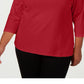 Tommy Hilfiger Blusa Feminina Manga 3/4 Gola Redonda Tamanho 2X