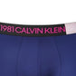Cueca Boxer Calvin Klein Masculina Bold Cotton Stretch Azul Tamanho Médio