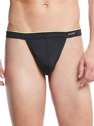 2(x)ist Cueca fio dental masculina Sliq Micro Y Back, preta, tamanho pequeno