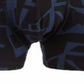 Calção de banho masculino Hugo Boss estampado azul tamanho P