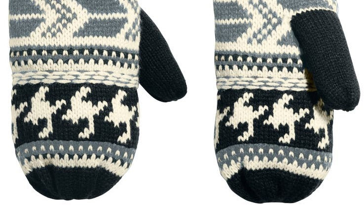 Luva Fair Isle Feminina The North Face Preta Tamanho XS/S
