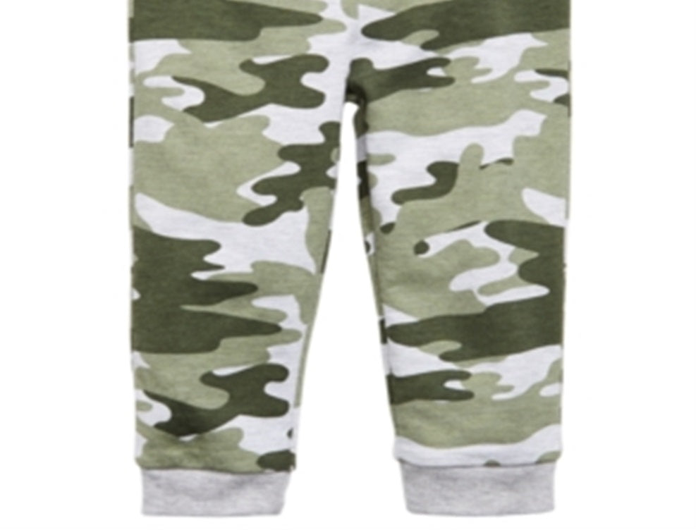 Calça jogger camuflada infantil First Impressions para meninos, cinza, tamanho 3T