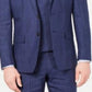 Casaco esportivo masculino Ralph Lauren R xadrez dois botões azul tamanho 48