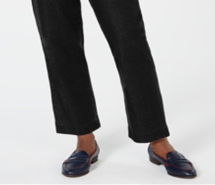 Calça jeans feminina Karen Scott, preta, tamanho pequeno