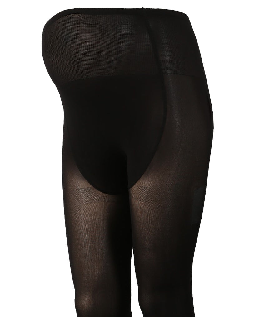 Meias-calças-calças-maternidade femininas Swedish Stockings Matilda Premium pretas, tamanho médio