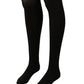 Meias-calças-calças-maternidade femininas Swedish Stockings Matilda Premium pretas, tamanho médio