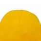 Gorro de inverno com logo DKNY masculino em acrílico, tamanho regular, amarelo