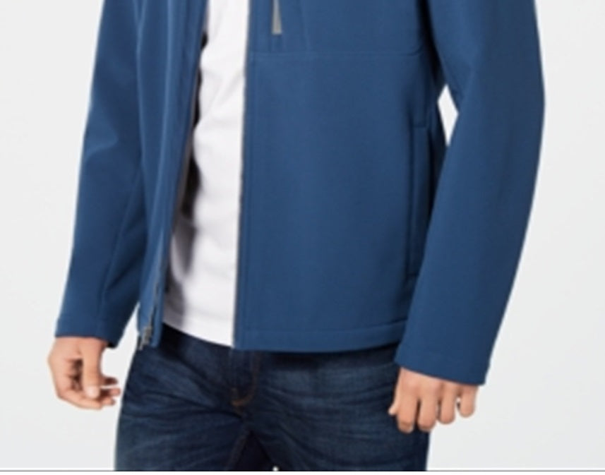 Casaco Calvin Klein Masculino com Zíper Azul Tamanho XX-G